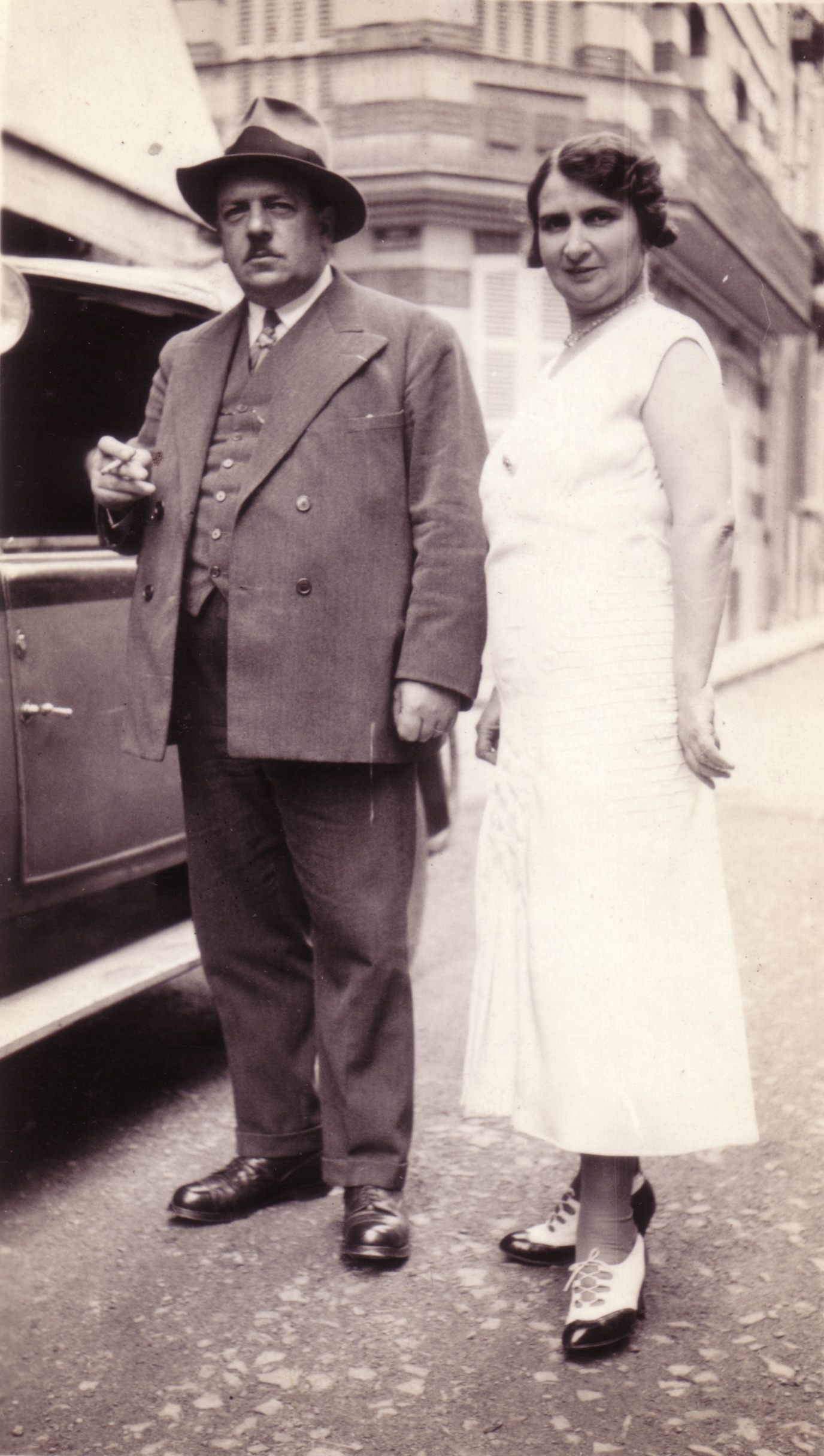 René Morin et son épouse Suzanne, 1930