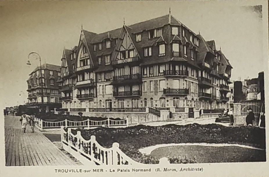 Le Palais Normand, vue depuis les planches