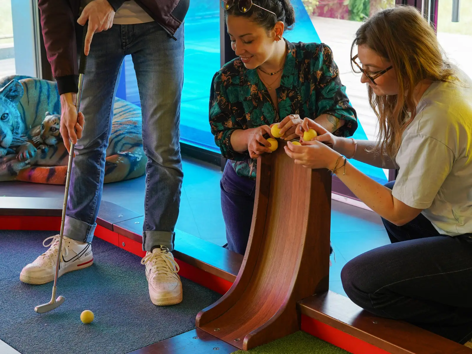 Mini-golf interactif DAMA