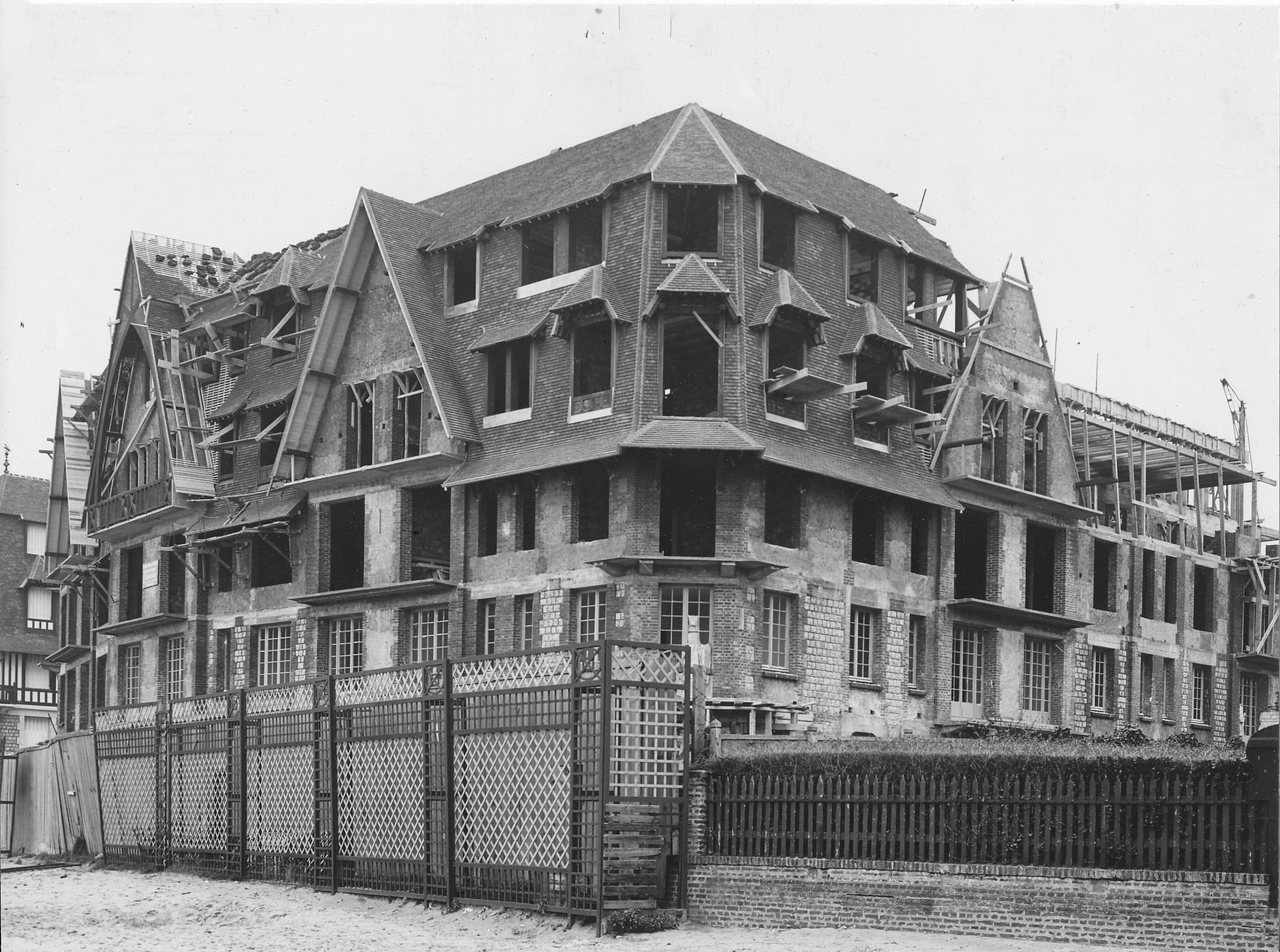 Palais Normand — chantier, 1936